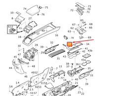 Volvo S90 V90 Rankena Originali 31420789
