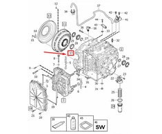 "Volvo V40 Hatchback" automatinės pavarų dėžės atlaisvinimo guolis Originalus 31325705