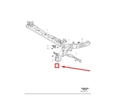 VOLVO XC40 priekinio kairės pusės bamperio laikiklis LHD originalus 31469370