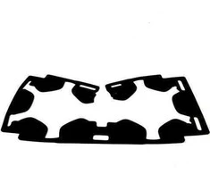 VOLVO XC60 centrinės konsolės puodelio laikiklis guminis įdėklas 1284528 NEW GENUINE