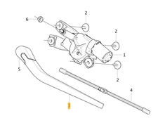 VOLVO XC90 2019-2022 galinio valytuvo svirtis Originalus 32219752