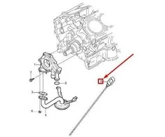 VOLVO XC90 MK1 Variklio Alyvos Dipstick 30720238 NAUJAS ORIGINALUS
