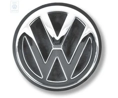 VW Chrominis Emblema Vag Caddy Mk2 Pickup Passat B4 1994 2001 Originalus 3A5853630D739