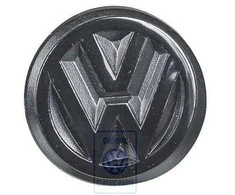 VW Ženklelis Juodas VAG Polo 6R 6C 2009 2014 Originalus 191853601BMY8
