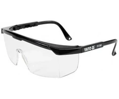 Yato saugos akiniai juodi UV apsaugos akinius YT 7361