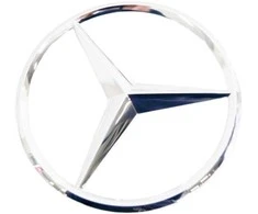Ženkliukas Žvaigždė Chromas MERCEDES-BENZ ML 250 CDI 4MATIC GLE 250 d 4MATIC Originalus A1668170016