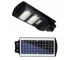 100W 6000K LED gatvės šviestuvas su saulės baterija IP65