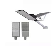 120W 6500K LED gatvės šviestuvas su saulės baterija IP65