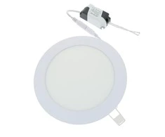 12W 3000K LED panelė apvali Šilta balta šviesa