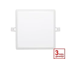 18W 3000K berėmė LED panelė kvadratinė