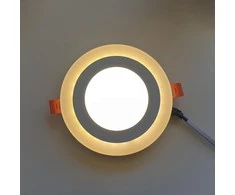 18W + 6W LED panelė dviejų spalvų apvali