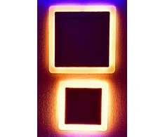 18W + 6W LED panelė dviejų spalvų kvadratinė