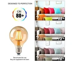 2vnt. 4W E27 2700K-3000K LED filamentinė lemputė