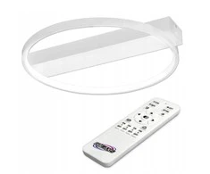 33W LED šviestuvas su nuotoliniu valdymu. Baltas