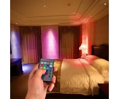3W LED RGB E27 lemputė su pulteliu keičianti spalvas