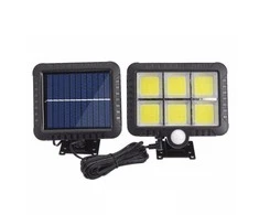 4W LED prožektorius su saulės baterija su judesio davikliu