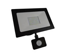 50W IP65 4000K LED lauko prožektorius su judesio davikliu
