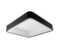 54W 40x40cm LED šviestuvas su nuotoliniu valdymu Juodas