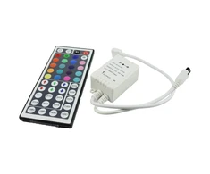 6A RGB juostos valdiklis 72W, IR pultelis, (44 mygtukai)