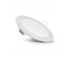 6W LED panelė 4000K apvali natūrali balta šviesa