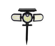6W LED prožektorius su saulės baterija su judesio davikliu