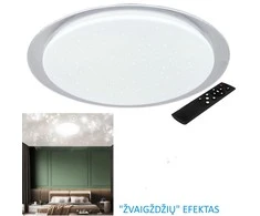 72W 570mm 3000K-6500K LED plafonas su pulteliu dimeriuojamas