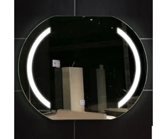 80x60cm Modernus veidrodis su LED apšvietimu