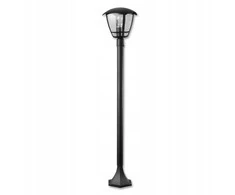 E27 IP44 100cm Lauko šviestuvas pastatomas juodas
