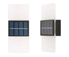LED sieninis šviestuvas su saulės baterija 3W 3000K\6000K