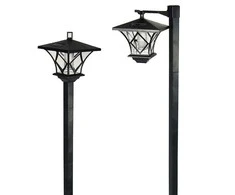 LED sodo šviestuvas su saulės baterija 138cm