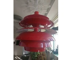Pakabinamas šviestuvas "Lotus" (raudonas)
