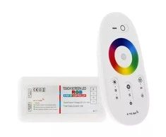 RGB 216W 12-24V valdiklis LED juostai su pulteliu