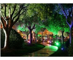 RGB 50W LED lauko prožektorius valdomas RF nuotolinio valdymo pulteliu
