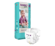 Sauskelnės Abena Bambo Nature, 4 dydžio, 7–14 kg, 48 vnt.