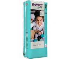 Sauskelnės-kelnaitės Abena Bambo Nature, 6 dydžio, 15+ kg, 38 vnt.
