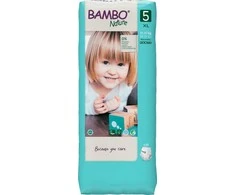 Sauskelnės-kelnaitės Abena Bambo Nature, 5 dydžio, 11–17 kg, 38 vnt.