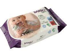Abena BAMBO NATURE Drėgnos servetėlės 80 vnt.