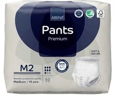 ABENA PANTS M1 Premium, sauskelnės-kelnaitės suaugusiems, 15 vnt.