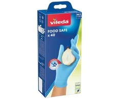 VILEDA Food Save M/L dydžio pirštinės, 40 vnt. – nitrilinės vienkartinės pirštinės.