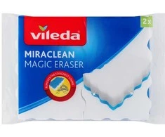 VILEDA Miraclean kempinėlė – skirta purvui nuo kietų paviršių šalinti, 2 vnt