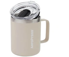„AeroPress“ – kelioninis kavos puodelis su grietinėle, 350 ml