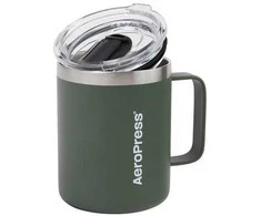 „AeroPress“ – kelioninis kavos puodelis, žalias, 350 ml