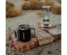 „AeroPress“ – kelioninis kavos puodelis, juodas, 350 ml