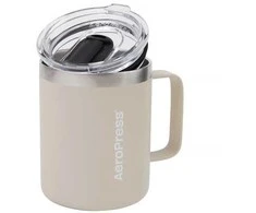 „AeroPress“ – kelioninis kavos puodelis su grietinėle, 350 ml