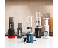 „AeroPress“ – kelioninis kavos puodelis, mėlynas, 350 ml