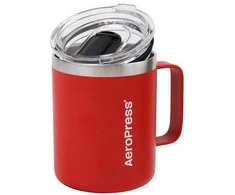 „AeroPress“ – kelioninis kavos puodelis, raudonas, 350 ml