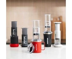 „AeroPress“ – kelioninis kavos puodelis, raudonas, 350 ml