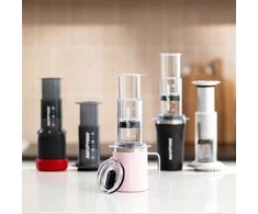 „AeroPress“ – kelioninis kavos puodelis, rožinis, 350 ml