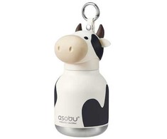 Gertuvė Asobu Mini Bestie Krowa 200 ml baltai-juodas