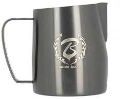 Barista Space - 450 ml Titanium Sandy Juodas Milk Jug